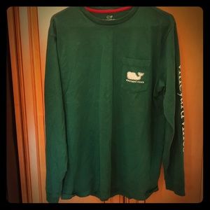 Vineyard Vines Green Long Sleeve T-Shirt